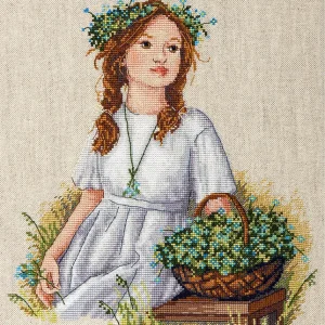 K-143 Forget-Me-Not - Merejka - Kit de punto de cruz De Moda