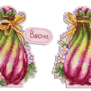 Kit de Punto de Cruz. Fragancia de Primavera - MP Studia SR-880 Última Versión