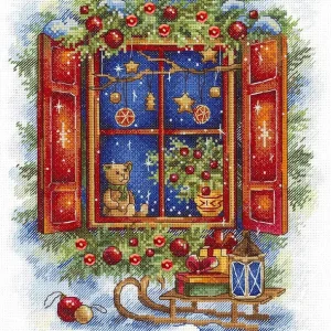 Kit de Punto de Cruz "Esperando las Vacaciones" - SNV-795 MP Studia Directo De Fábrica