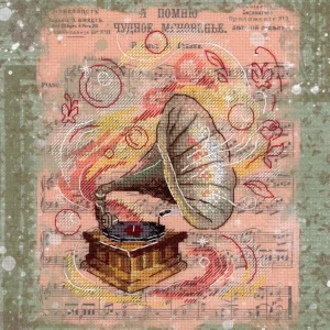 Garantía Incluida Kit de Punto de Cruz Melodía Olvidada MP Studia SRK-853