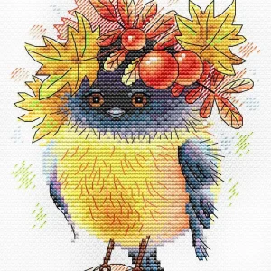 Pájaro de otoño - SM-236 MP Studia - Kit de punto de cruz Profesional