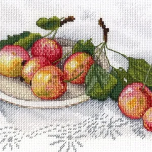 Sabor de manzanas - SNV-559 MP Studia - Kit de punto de cruz Alta Calidad