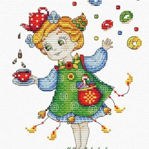 Tendencia Té de celebración - SM-147 MP Studia - Kit de punto de cruz