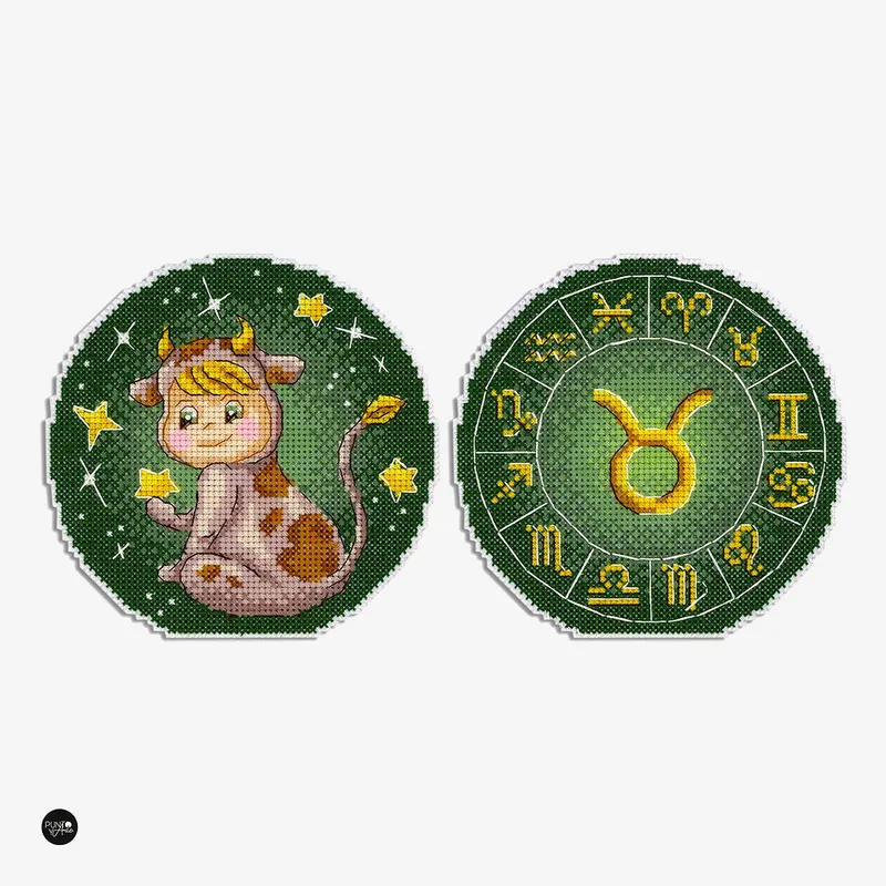 Signos del zodiaco. Tauro - SR-699 MP Studia - Kit de punto de cruz Pago Seguro