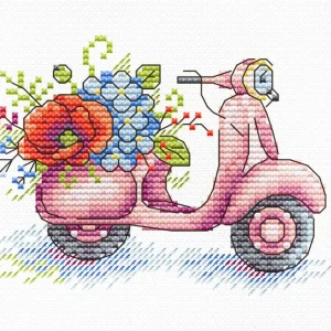 Vacaciones en Roma - MP Studia - Kit de punto de cruz SM-367 Precio Reducido