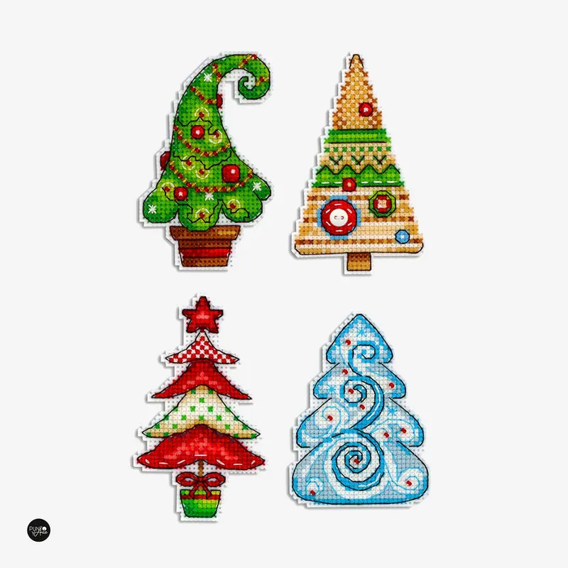 Mayoreo Bellezas de año nuevo. Imanes - MP Studia SR-316 - Kit de punto de cruz