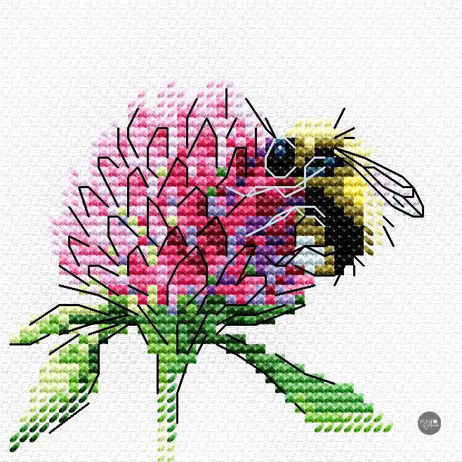 Trébol - SM-618 MP Studia - Kit de punto de cruz Oferta Especial