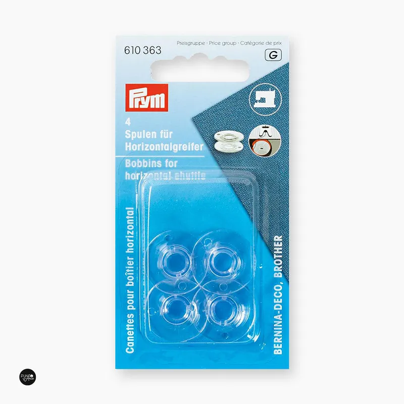 Precio Bajo Canillas transparente para máquinas de coser Brother y Bernina-DECO de Prym 610363