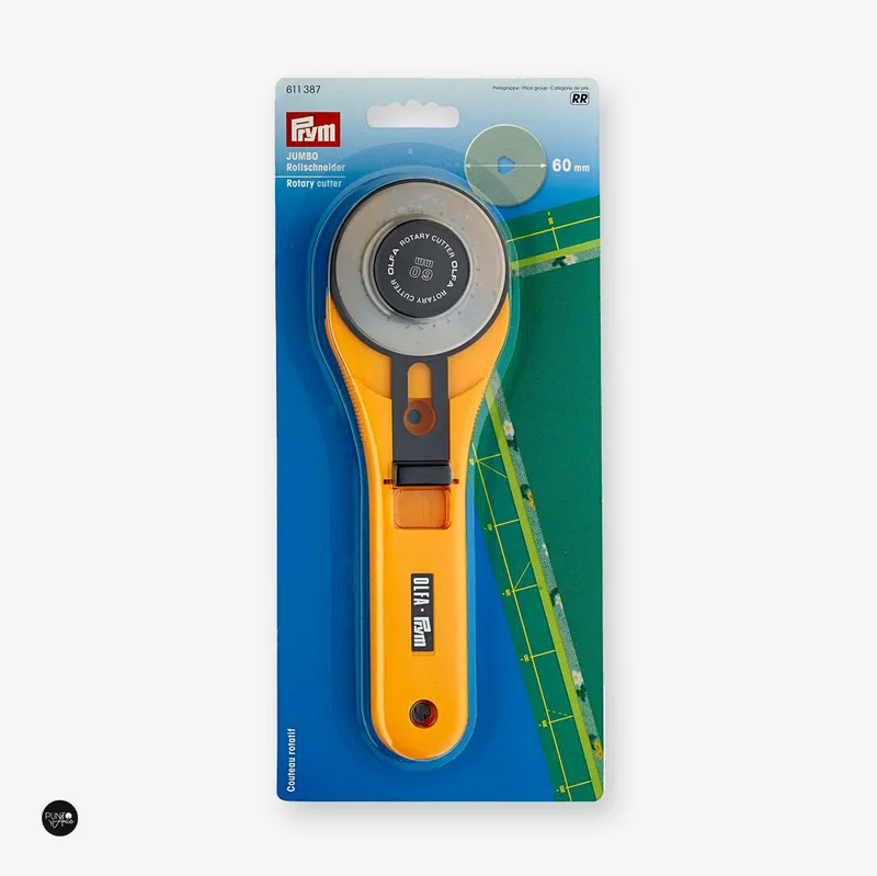 Cutter rotatorio Jumbo 60 mm - Prym 611387 / OLFA Alta Calidad