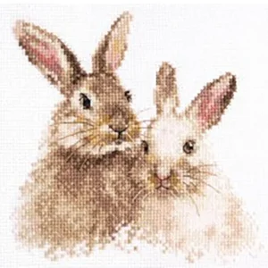 Lindos conejitos - S1-34 Alisa - Kit de punto de cruz Compra Hoy