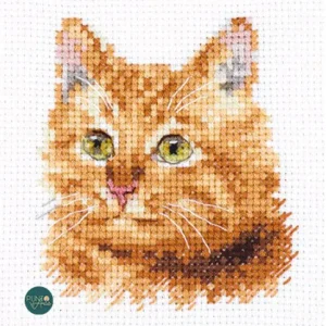 Gato anaranjado - Alisa - Kit de punto de cruz S0-207 Liquidación