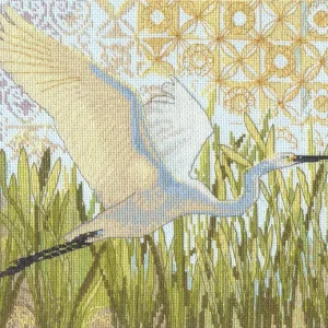 Mejor Calidad Kit de punto de cruz "Garceta en Vuelo" de Dimensions 70-35411