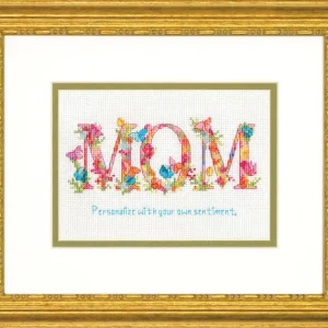 Kit de punto de cruz para mamá - Dimensions 70-65180 - Mariposas y flores Garantía Incluida