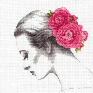 FLORAL PORTRAIT - 70-35379 Dimensions - Kit de punto de cruz Promoción