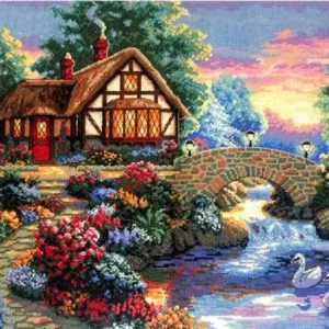 Twilight Bridge - 35172 Dimensions - Kit de punto de cruz Artesanal