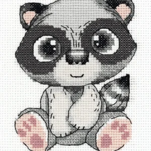 No Te Lo Pierdas Pepe el mapache - 8-327 Klart - Kit de punto de cruz