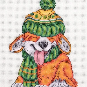 Entrega Rápida Kit de Punto de Cruz "Pequeño Corgi" - 8-320 Klart