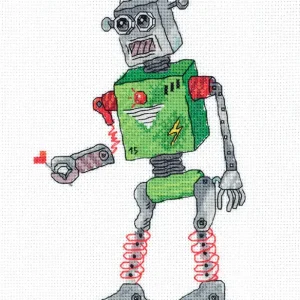Auténtico Robot - Klart - Kit de punto de cruz 8-329