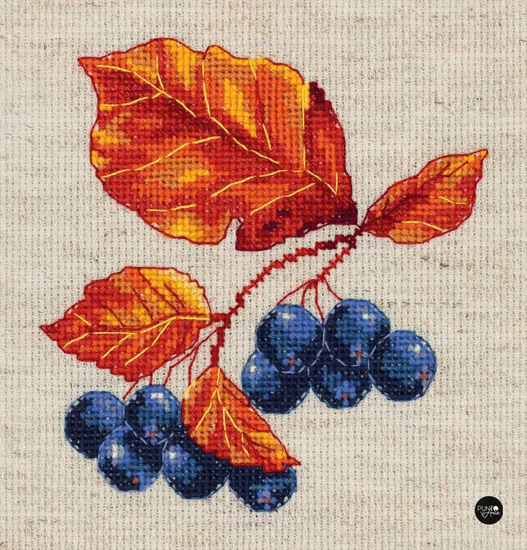 Ramita de chokeberry - Klart - Kit de punto de cruz 8-360 Entrega Rápida