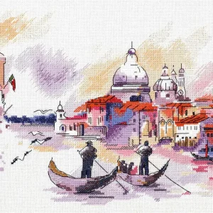 Viajando por Venecia - Panna GM-7184 - Kit de punto de cruz Económico