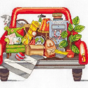 Imprescindible (Must-Have) Mudanza - Panna - Kit de punto de cruz M-7113