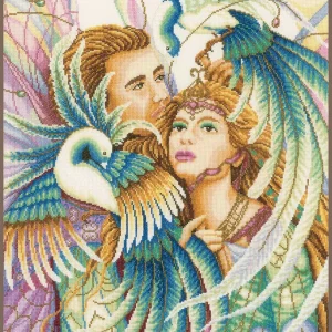 Precio De Fábrica Pájaros del paraiso - Lanarte - Kit de punto de cruz PN-0144563 - Aida 14 ct.