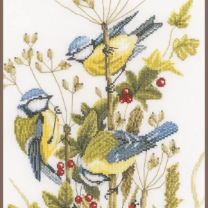 Blue tits - Lanarte - Kit de punto de cruz PN-0156945 Oferta