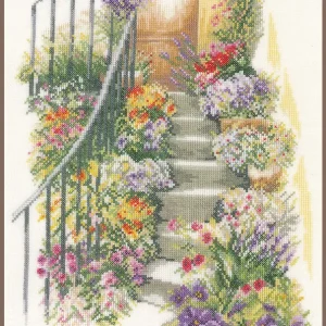 Escaleras de flores - Lanarte - Kit de punto de cruz PN-0169680 Venta Final