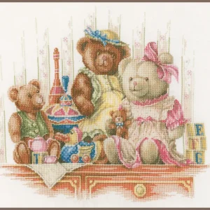 Osos de peluche y juguetes - Lanarte - Kit de punto de cruz PN-0168381 Económico