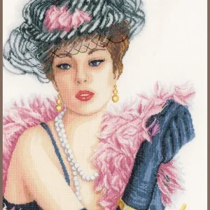 Mejor Precio Dama elegante - Lanarte - Kit de punto de cruz PN-0167129