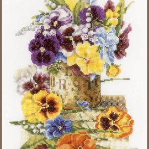 Oferta Olla de pensamientos - Lanarte - Kit de punto de cruz - Aida 14 ct.