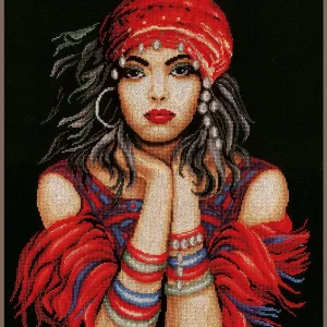 Gitana - Lanarte - Kit de punto de cruz PN-0144529 Premium