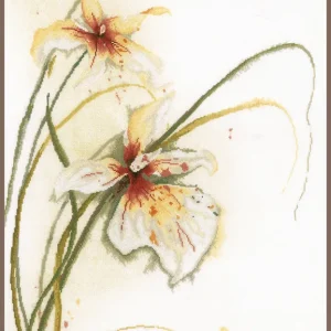 A Buen Precio Orquídea - Lanarte - Kit de punto de cruz PN-0008014