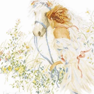 Caballo - Lanarte - Kit de punto de cruz PN-0007952 Lujoso