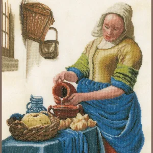 La Lechera - Lanarte - Kit de punto de cruz PN-0168604 Mejor Calidad