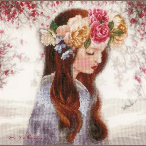 The Day when Flowers - Lanarte - Kit de punto de cruz PN-0184498 Oferta