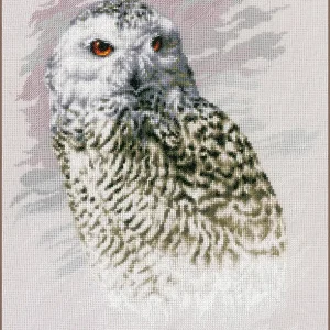 Oferta Especial El buho de nieve - Lanarte - Kit de punto de cruz PN-0183826