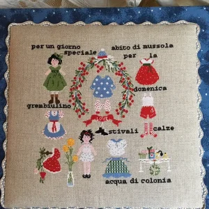 Acqua di colonia - Lilli Violette - Gráfico de punto de cruz Liquidación