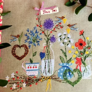 Solo Hoy Tutti i fiori sono per te - Lilli Violette - Gráfico punto cruz