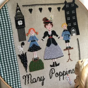 Máxima Calidad Mary Poppins - Lilli Violette - Gráfico de punto de cruz
