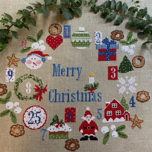 Ordena Ya Una settimana a Natale - Lilli Violette - Gráfico de punto de cruz