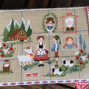 Heidi - Lilli Violette - Gráfico de punto de cruz Popular