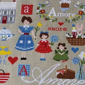 Amore - Lilli Violette - Gráfico de punto de cruz Certificado