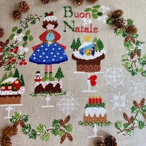 Directo De Fábrica Dolci Regali di Natale - Lilli Violette - Gráfico de punto de cruz