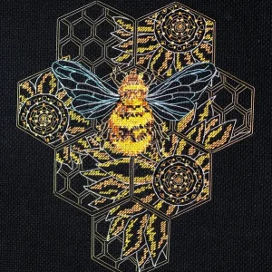 Bestseller AH-124 Paraíso de Abejas - Kit de Punto de Cruz - Abris Art