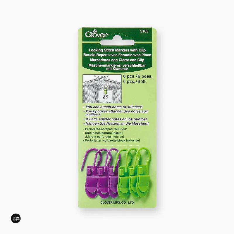 Bestseller Marcadores de punto con clip Clover 3165