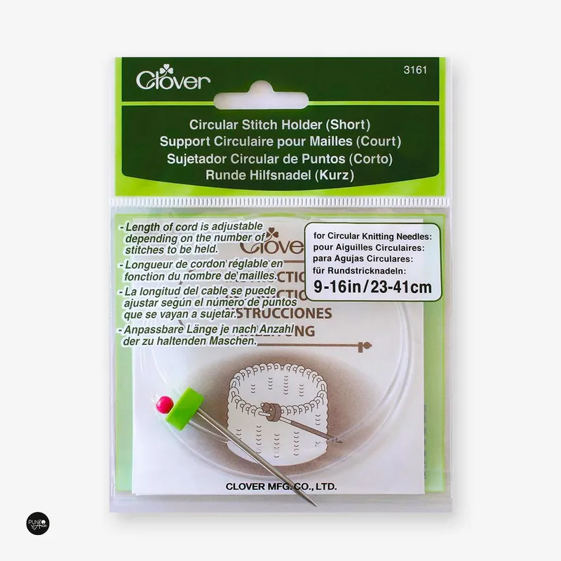 Descuento Guardapuntos para agujas circulares Clover 3161 - Cable flexible y ajustable