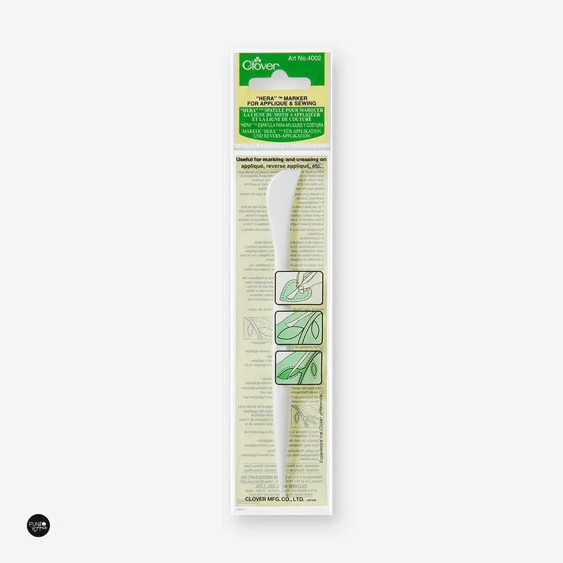 Última Oportunidad Slim Applique Hera - La Herramienta de Precisión para Marcar Telas Clover 4002