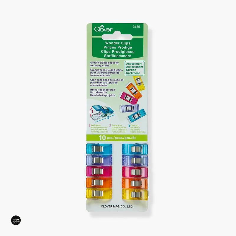 Súper Precio Pinzas para fijar telas - Wonder Clips - Mix - Clover 3185