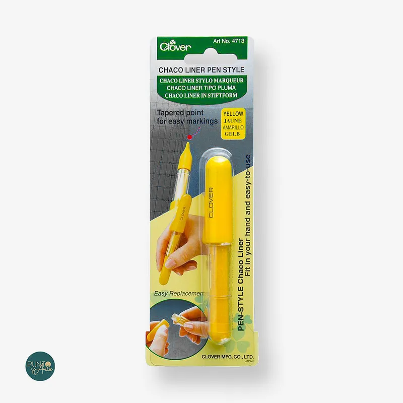 Súper Precio Chaco Liner tipo pluma - Amarillo - Clover 4713